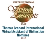 Thomas Leonard Award Nominee